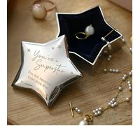 Personalised Memento Company Personalised Youre a Star Trinket Box - Silver