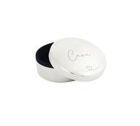 Personalised Memento Company Women's Personalised Heart Round Trinket Box in Metallic Silver Personalised Memento Company Metallic Silver