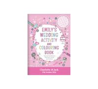 Personalised Memento Company Women's Personalised Pink A4 Wedding Activity & Colouring Book Personalised Memento Company Multicolor