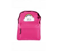 Personalised Memento Company Women's Personalised Rainbow Pink Backpack Personalised Memento Company Pink