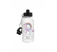 Personalised Memento Company Women's Personalised Unicorn Drinks Bottle in White Personalised Memento Company White