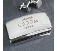 Personalised Memento Cufflink Box