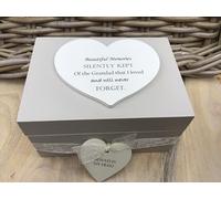 Personalised MEMORIAL Keepsake Box in loving MEMORY of GRANDAD Grandpa Grandpapa Bampy. Bereavement Loss Sympathy. Sentimental Memory Box. (Large)