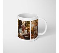 Personalised Memorial Mug 11oz Custom Photo Coffee Cup In Loving Memory Keepsake Custom Printed Heat Changing Magic Mug Unique Remembrance Present Personalised Tribute Photo Mug Bereavement (4 Photos)