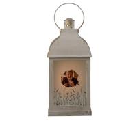 Personalised Memorial Photo Upload Lantern, Memorial Candle, Brother Remembrance with Wildflowers