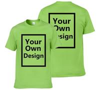 Personalised Mens Tshirt Custom t Shirt add Your Photo/Logo/Text to Design Your own t Shirts Cotton Material Multi-Color Optional NT002