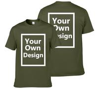 Personalised Mens Tshirt Custom t Shirt add Your Photo/Logo/Text to Design Your own t Shirts Cotton Material Multi-Color Optional NT002