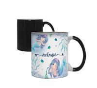 Personalised Mermaid Girl Gift, Mermaid Coffee Mug, Gift for Kids, Girls, Colour Changing, Magic Cup/Mug.