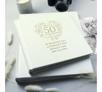Personalised Message 50th Wedding Anniversary Photo Album