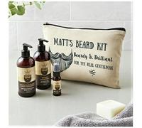 Personalised Message Beardy And Brilliant Beard Kit