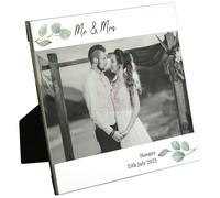 Personalised Message Botanical Photo Frame - 15x16cm