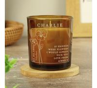 Personalised Message February Birth Candle - Vanilla