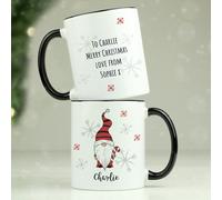 Personalised Message Gonk Boy Christmas Mug
