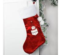 Personalised Message Gonk Boy Christmas Stocking