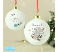 Personalised Message Me to You Cosy Winter Christmas Bauble