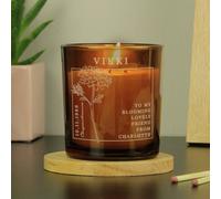 Personalised Message November Birth Candle - Vanilla