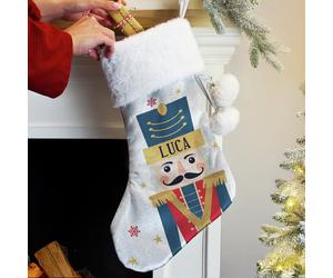 Personalised Message Nutcracker Stocking