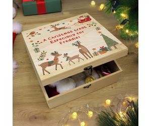 Personalised Message Santa Christmas Eve Box