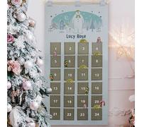 Personalised Message Snowman & Snowdog Advent Calendar