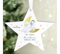 Personalised Message The Snowman Christmas Tree Decoration