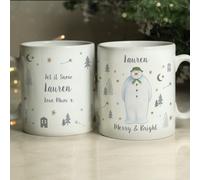 Personalised Message The Snowman Mug