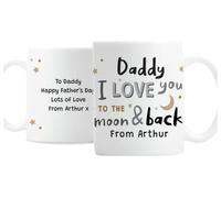 Personalised Message To The Moon And Back Mug