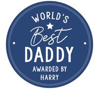 Personalised Message Worlds Best Blue Plaque Decoration