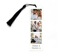 Personalised Metal Bookmark Gift, Custom Photos & Message Page Marker | Handmade in the UK | Gift for Mum, Dad, Partner, Friend | Birthday, Mother's Day, Father's Day, Christmas