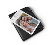 Personalised Metal Photo Wallet Card - Custom Aluminium Picture Card Gift for Valentine’s Day, Anniversary or Couples - Credit Card Size - Upload Your Photo & Text Style.V2.2