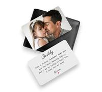 Personalised Metal Wallet Card, Custom Amazing Daddy Photo Keepsake Gift | Handmade in the UK | Gift for Daddy, Dad, Father | Birthday, Father's Day, Christmas