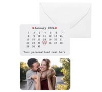 Personalised Metal Wallet Card, Custom Date & Photo Keepsake (Gift Bag)