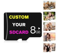 Personalised Micro Sd Card Full Hd, 4K Uhd, Custom Mini Sd Card With Photo/Logo/Text 8-256Gb High Speed Tf Card For Drone,Mobile Phones,Action Camera,Handheld Consoles,Dashcams, Speakers