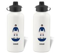 Personalised Millwall FC Player Figure Aluminium Sports Water Bottle - White Bottle