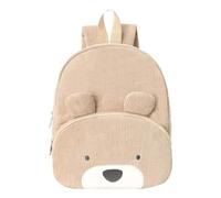 Personalised Mini Toddler Backpack for Girl & Boy, Embroidered Name Children's School Rucksack Corduroy, Cute Bear Kids Small School Bag Bookbag for Travel Kindergarten Preschool Elementary