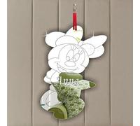 Personalised Minnie Mouse Acrylic Mirror Christmas Ornament