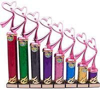 Personalised Modern Pink Dance Dancing Trophy Multi Award Engraved With Any Text (25cm)