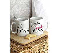 Personalised Momento Personalised Boss & Real Boss Mug Set
