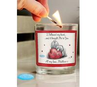Personalised Momento Personalised Me To You Heart Candle Jar
