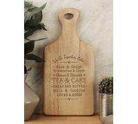 Personalised Momento Personalised 'We Go Together' Wooden Paddle Board Natural