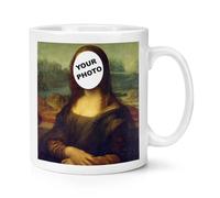 Personalised Mona Lisa Any Photo 10oz Mug Cup Funny Joke