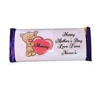 Personalised Mothers Day chocolate bar with wrapper