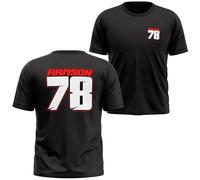 Personalised Motocross T Shirt Name & Race Number Top Custom MX Dirt Bike Racing Pits Track Day Practice Tee Boys Girls, 5-6 Years, Black