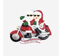 Personalised Motorcycle Mr. & Mrs. Claus - Couple Christmas Decoration for Xmas Tree Decoration Hanging Pendant Gift - Santa Christmas Tree Decor for Sport Bike Cycling Lover Activity Bicyclist Gift