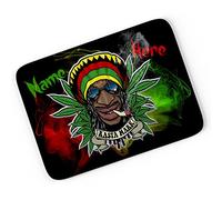 Personalised Mouse Mat WEED RASTA SPLIFF SH205 Computer Pad PC Laptop Gamer Work Teacher Gift