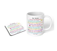 Personalised Mug for Teacher Thank You End Term Student Pupil Present Leaving 11oz Coffee Tea Novelty Appreciation Leaving Gift I Will Go So far (Mug and Coaster)