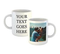 Personalised Mug - Printed with Text and Photos Coffee Cup Tea Cup Various Options Mothers Day Fathers Day (Image and Text)