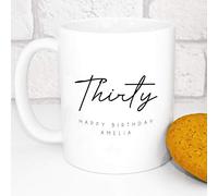 Personalised Mug - Thirtieth Birthday Gift - Custom 30th Mug - Add Your Own Message
