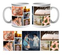 Personalised Mug with Photo Collage Personalised with 10 Photo School Home Office Cup Work Desk Novelty Mugs for Work Colleagues, Great Gift Christmas Birthday Present 160-Personalised9Photo-Mug