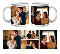 Personalised Mug with Photo Collage Personalised with 10 Photo School Home Office Cup Work Desk Novelty Mugs for Work Colleagues, Great Gift Christmas Birthday Present 160-Personalised4Photo-Mug