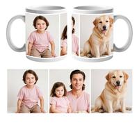 Personalised Mug with Photo Collage Personalised with 10 Photo School Home Office Cup Work Desk Novelty Mugs for Work Colleagues, Great Gift Christmas Birthday Present 160-Personalised3Photo-Mug